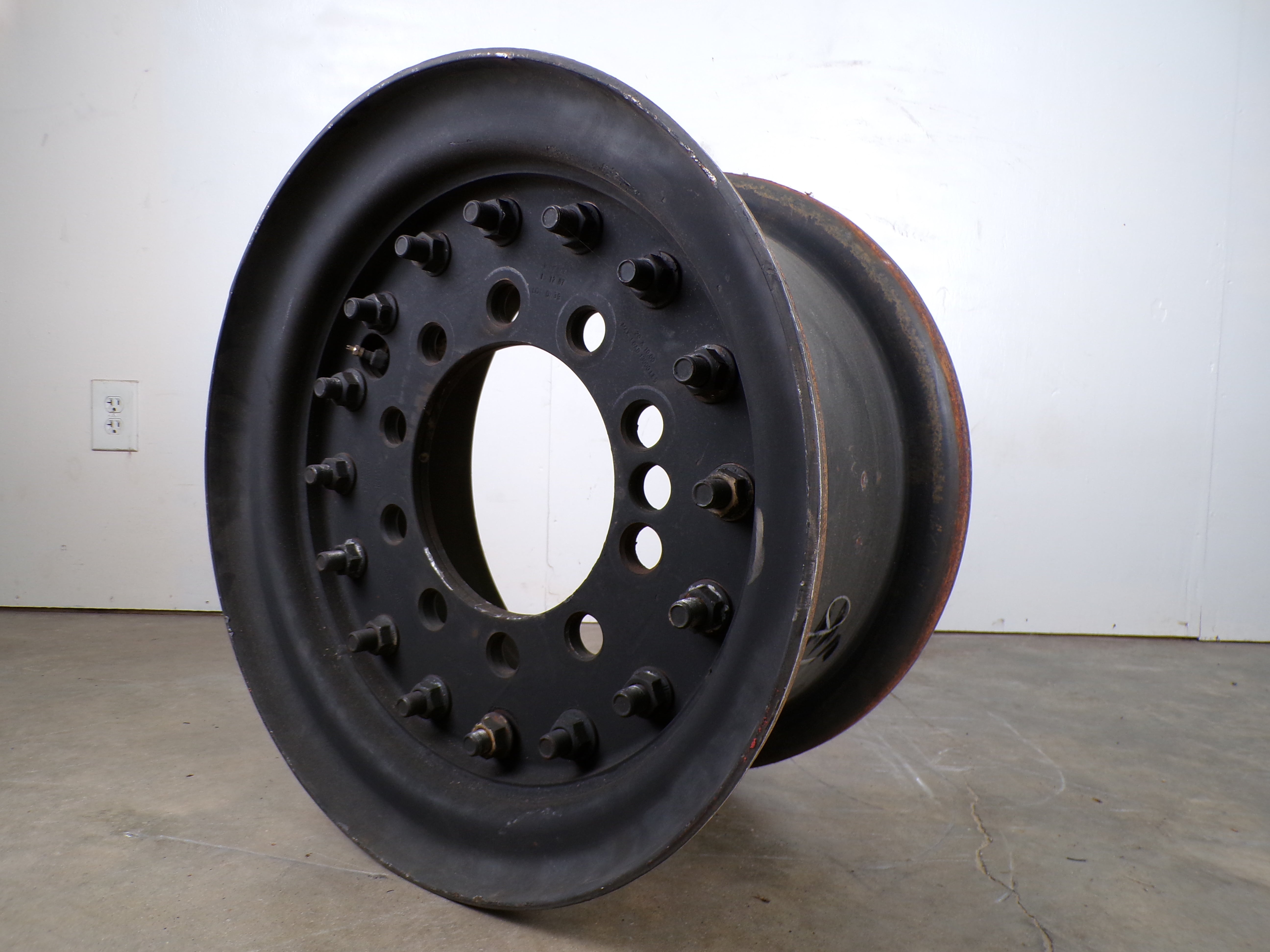 HEMTT Steel Wheel 20"X10" with 10x11.25 Lug Pattern Used