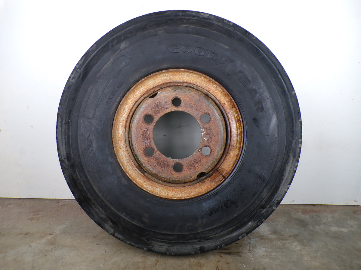10.00R15 Goodyear G114 Used on 6 hole Wheel