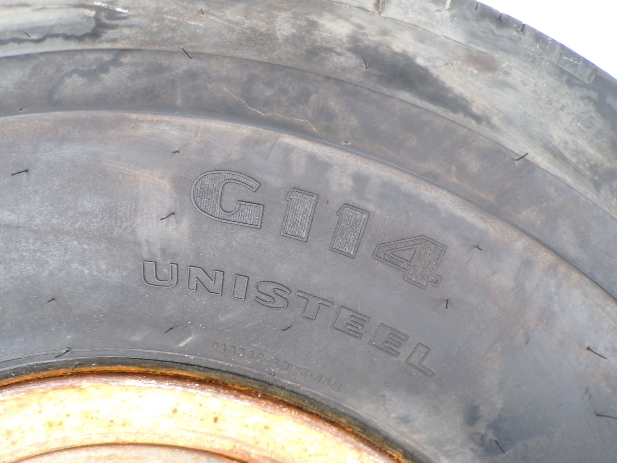 10.00R15 Goodyear G114 Used on 6 hole Wheel
