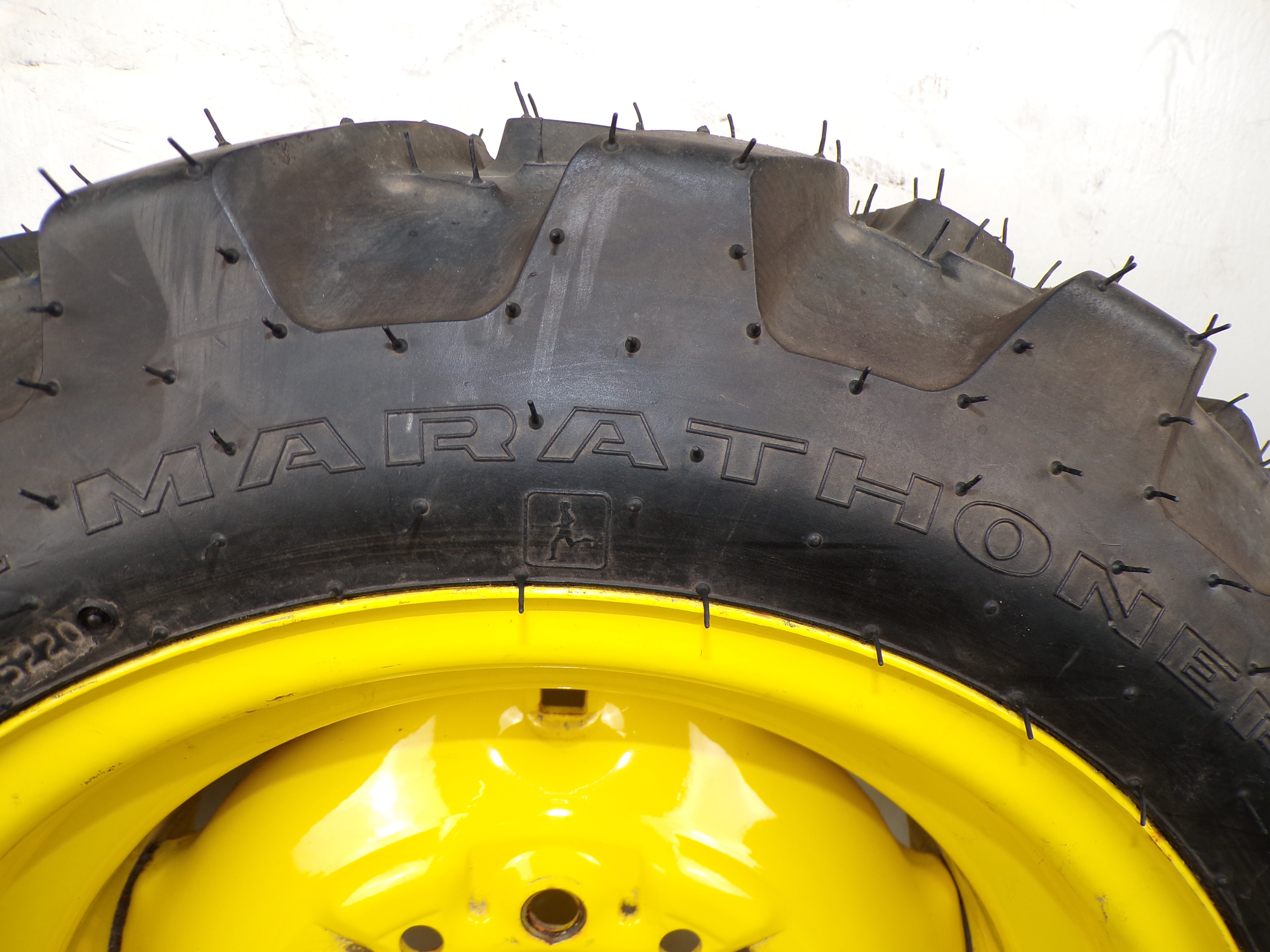 23x8.50-14ss 6 ply Galaxy The Marathoner on John deere wheel