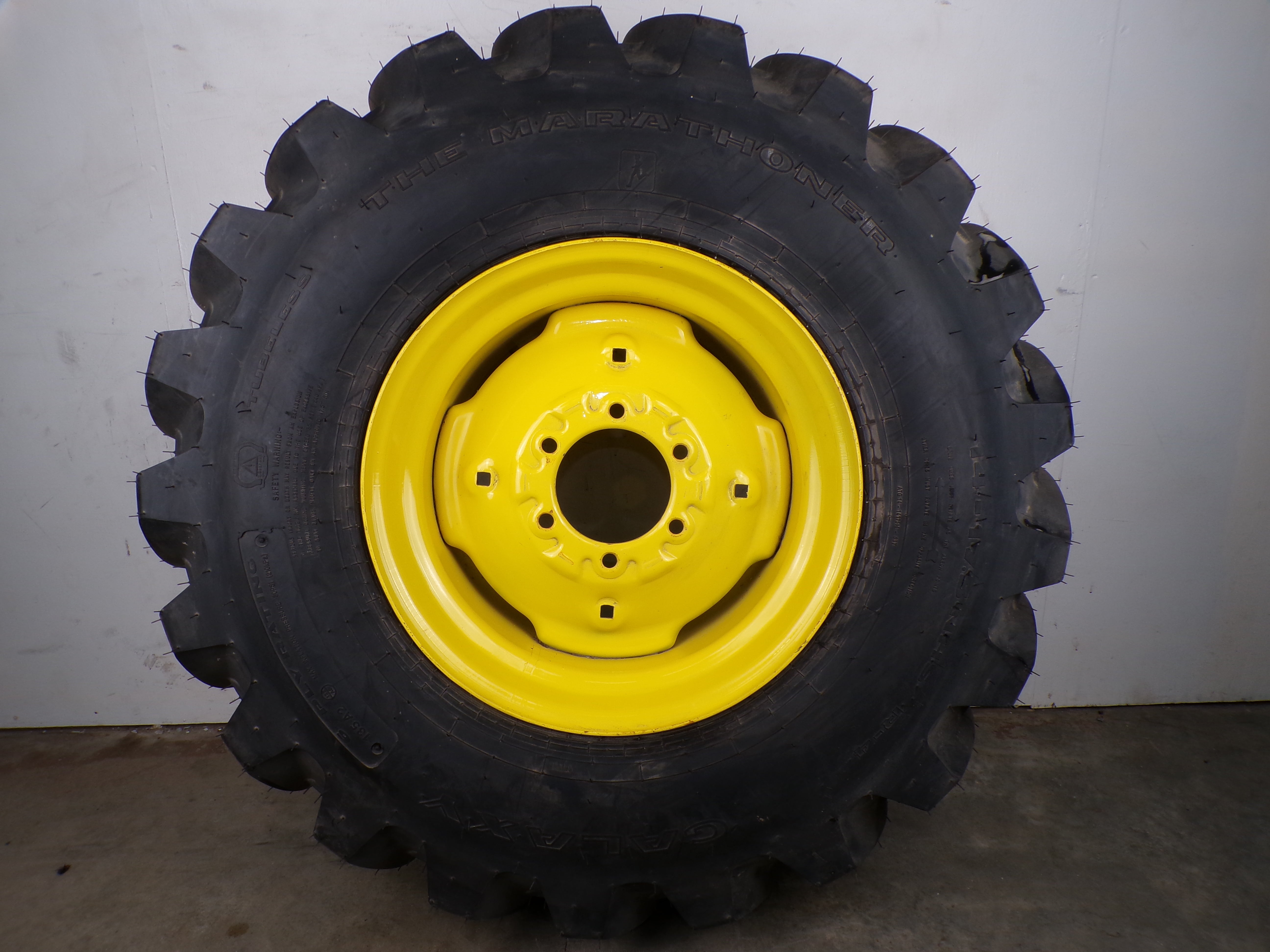 14-17.5 Galaxy The Marathoner 6 ply mounted on John deere wheel