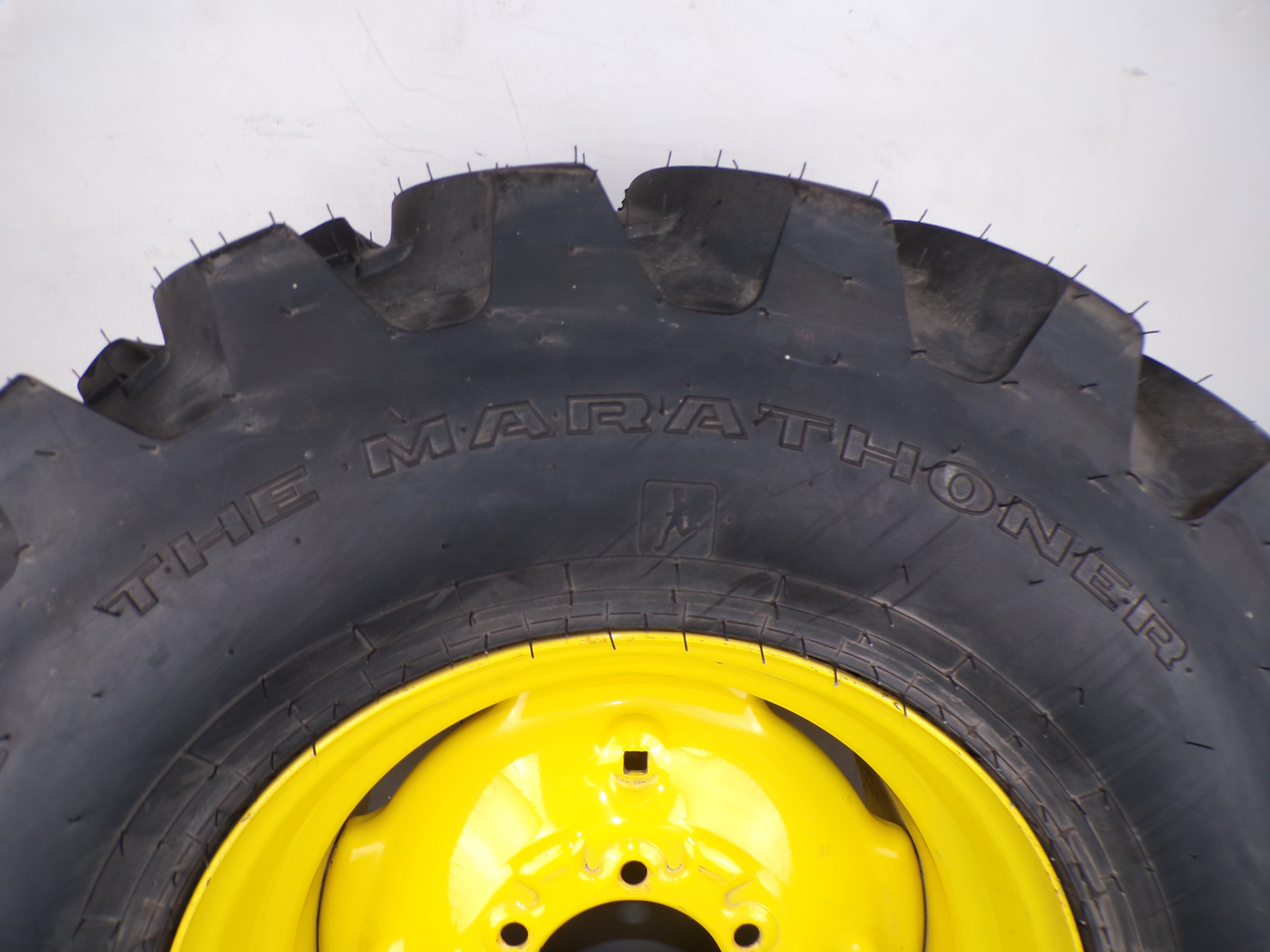 14-17.5 Galaxy The Marathoner 6 ply mounted on John deere wheel