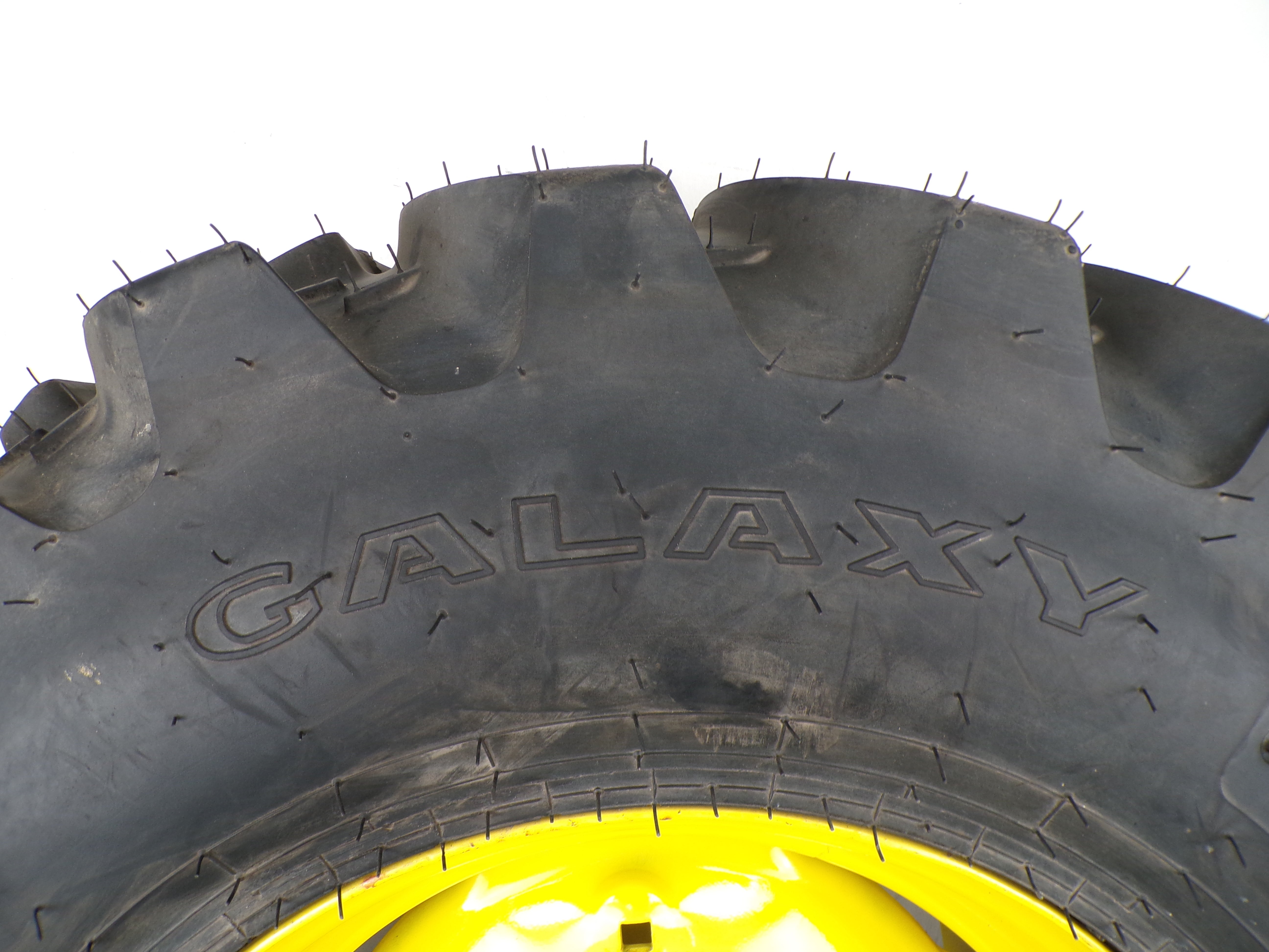 14-17.5 Galaxy The Marathoner 6 ply mounted on John deere wheel