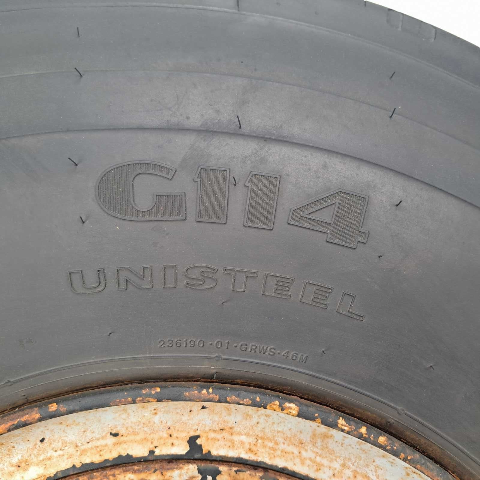 10.00R15 Goodyear G114 Used on 10 hole used wheel