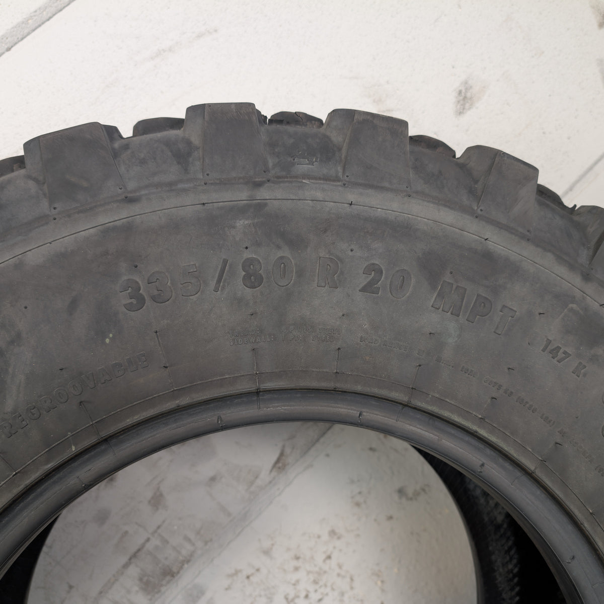 335/80R20 Continental MPT81 Used