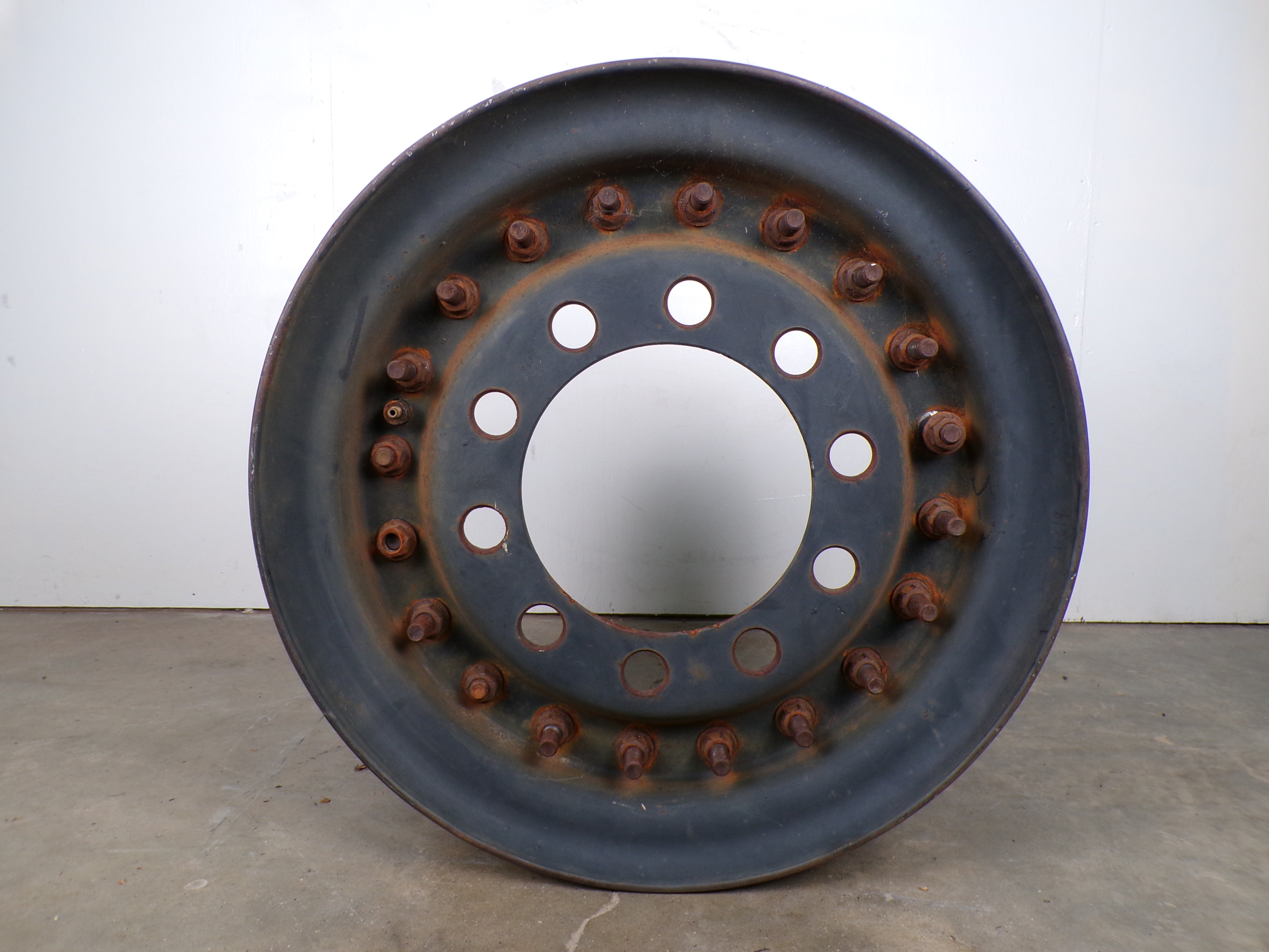LMTV-FMTV Steel Wheel 20"x10" with 10x11.25 Lug Pattern 20 Bolt Used