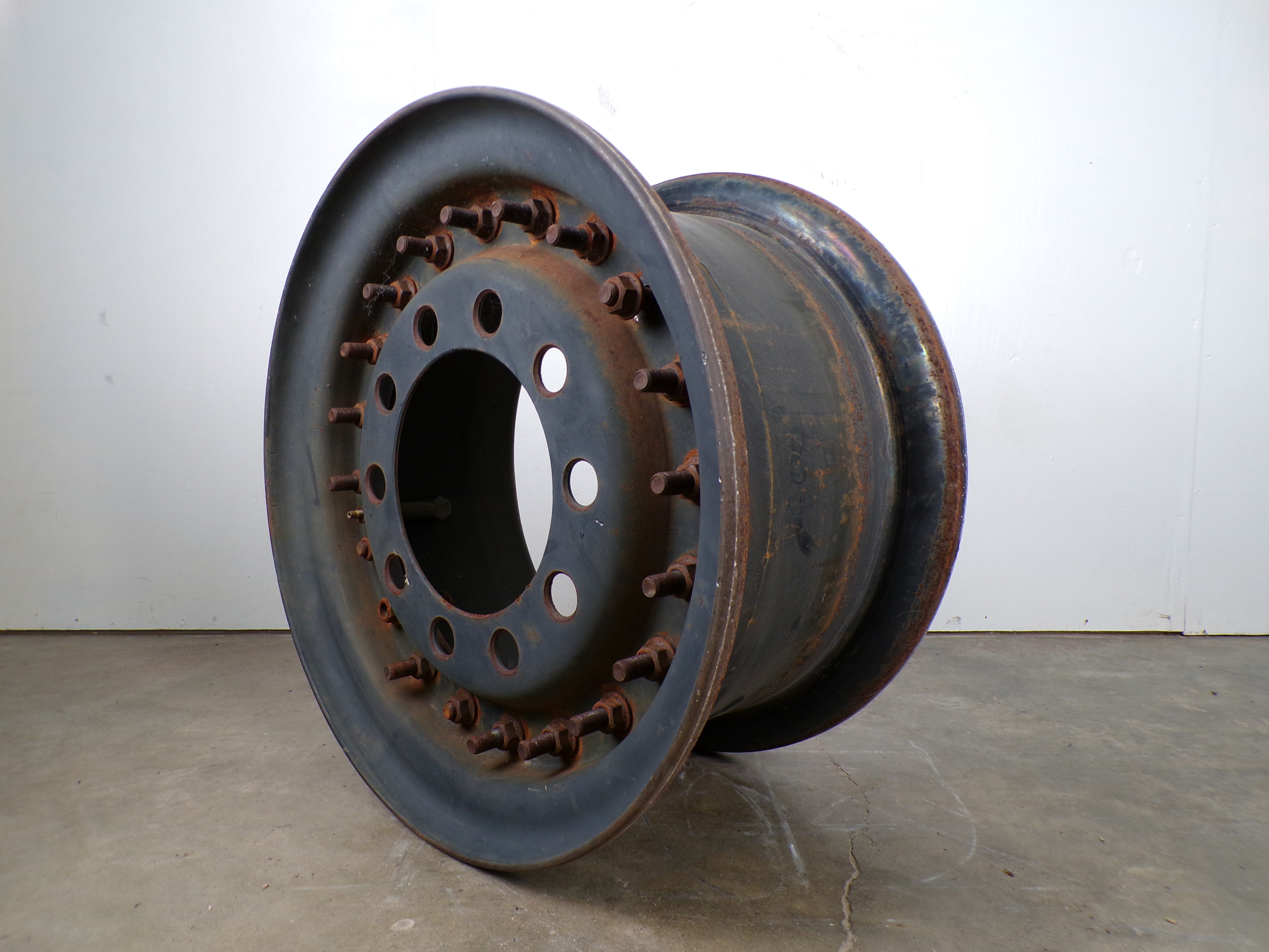 LMTV-FMTV Steel Wheel 20"x10" with 10x11.25 Lug Pattern 20 Bolt Used