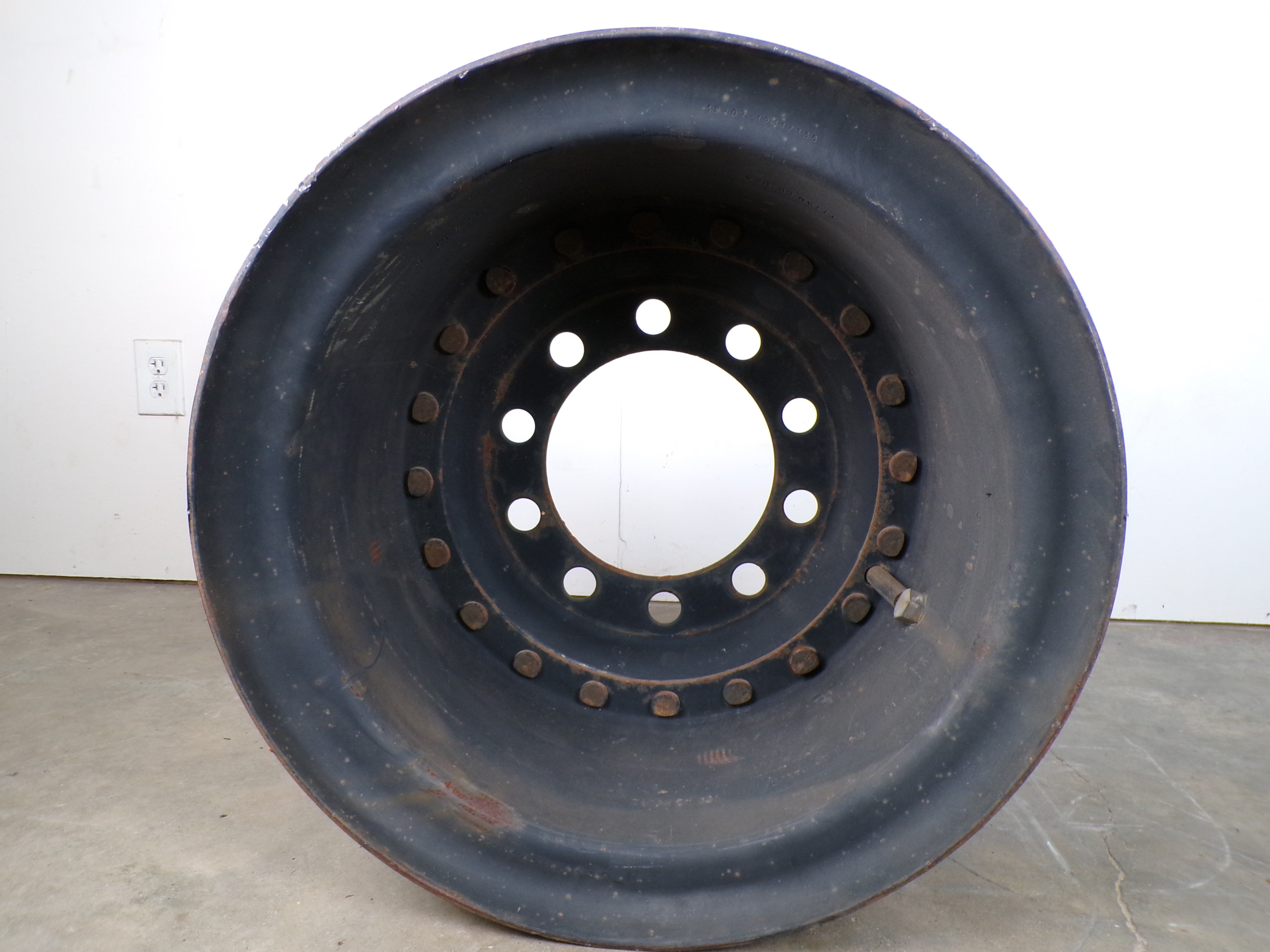 LMTV-FMTV Steel Wheel 20"x10" with 10x11.25 Lug Pattern 20 Bolt Used