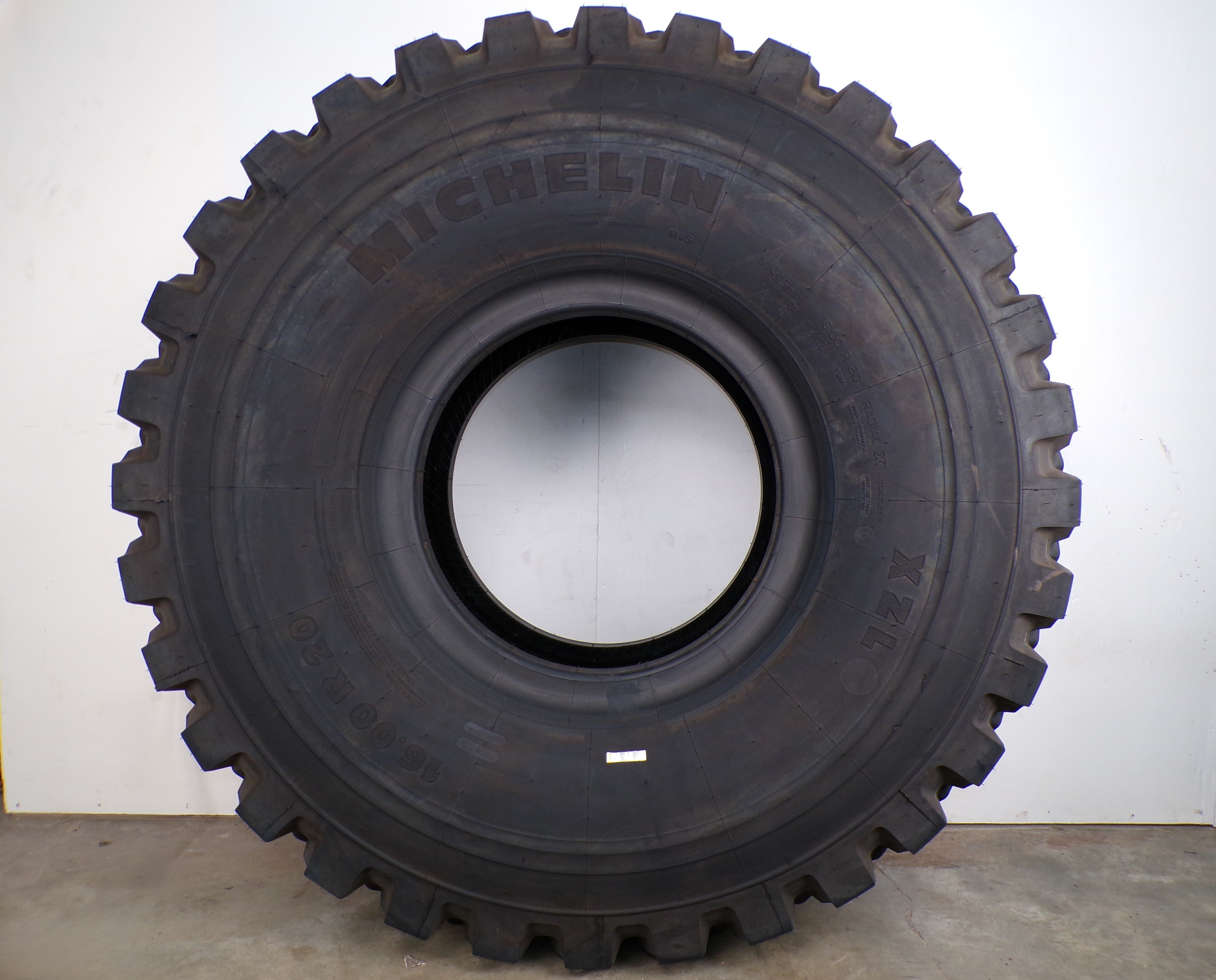 16.00R20 Michelin XZL Used 98% (Take-Off)