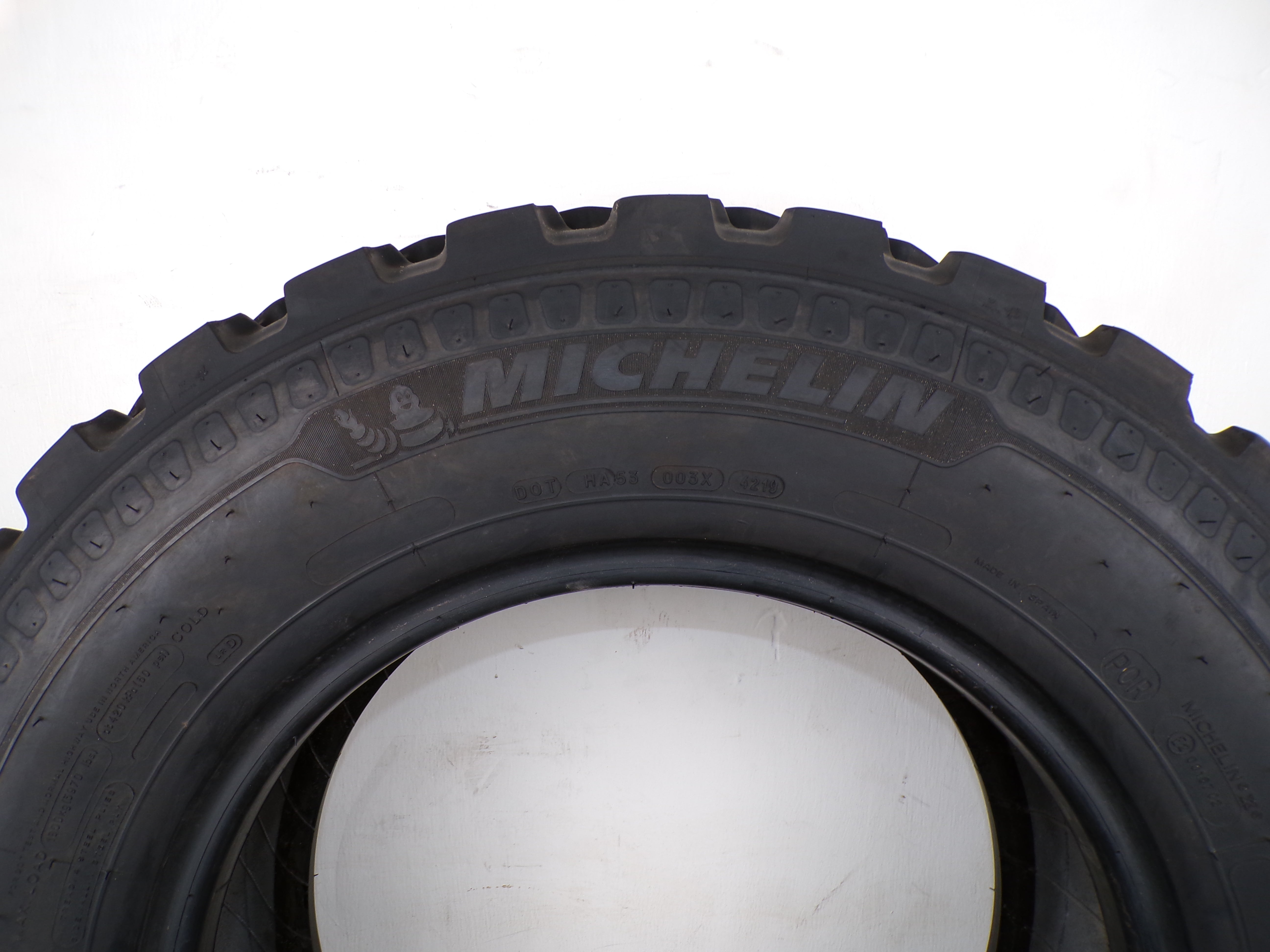 275/80R20 Michelin XZL X Force MPT Z Used