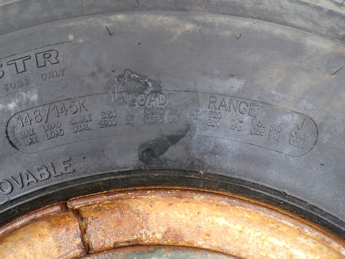 10.00R15 Goodyear G114 Used on 6 hole Wheel