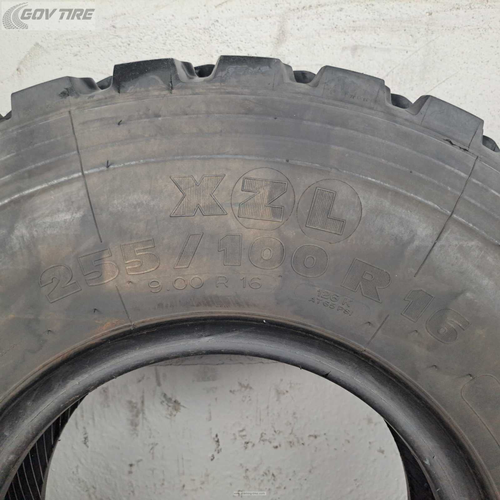 255/100R16 Michelin XZL 126K (9.00R16)