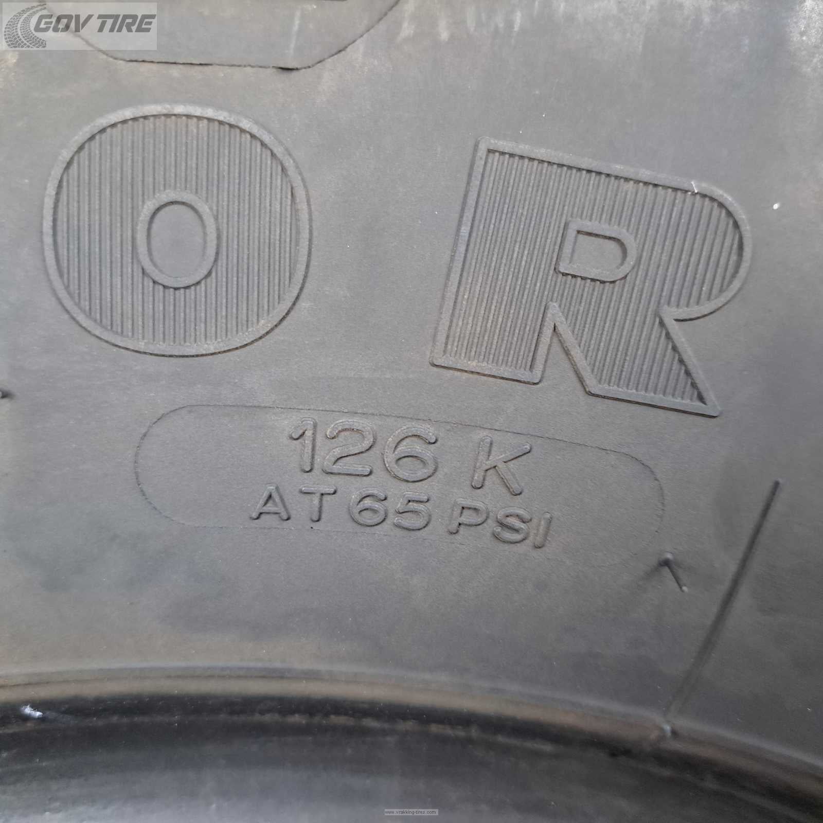 255/100R16 Michelin XZL 126K (9.00R16) used