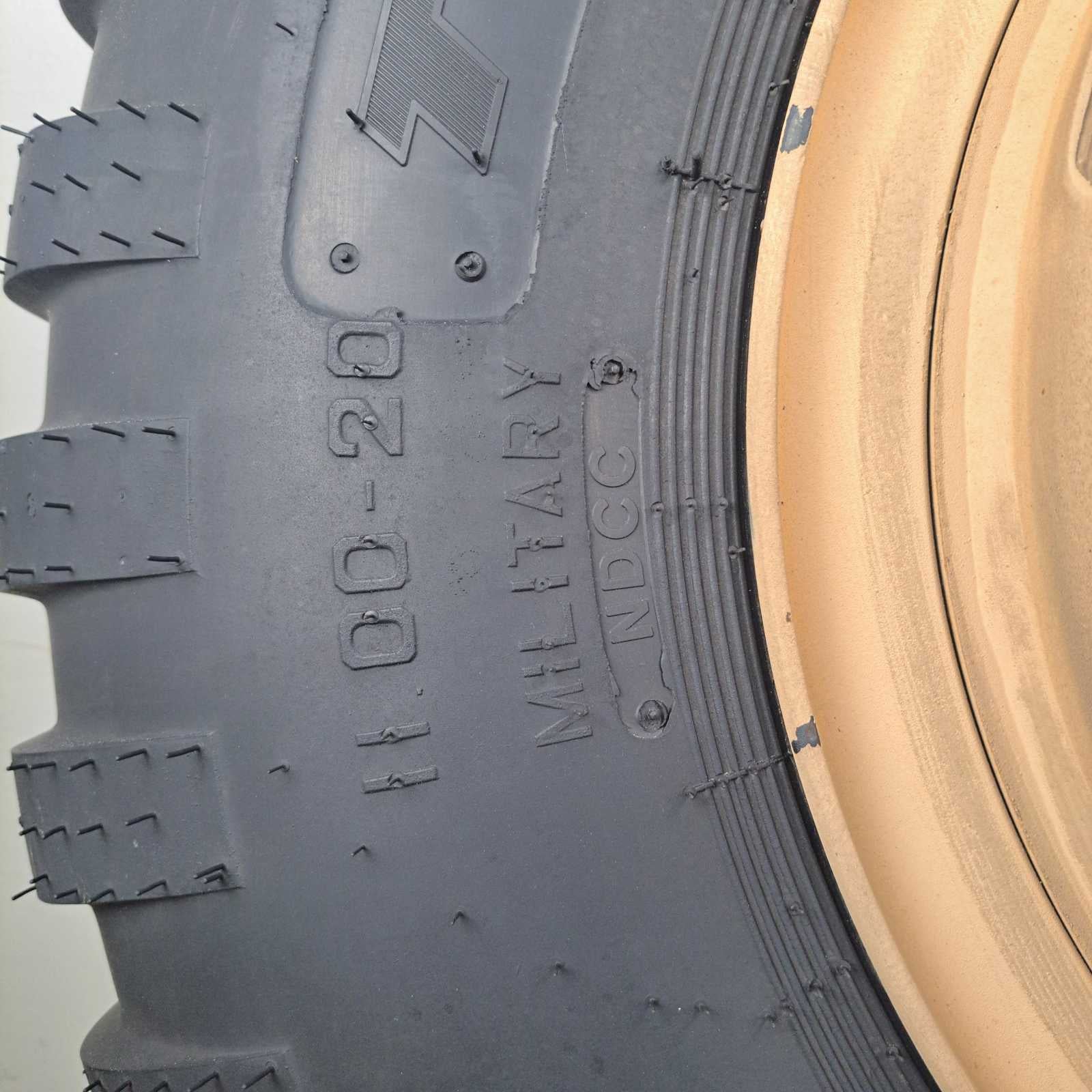 11.00-20 Titan T-Hawk 373  Military Tire and Wheel Used