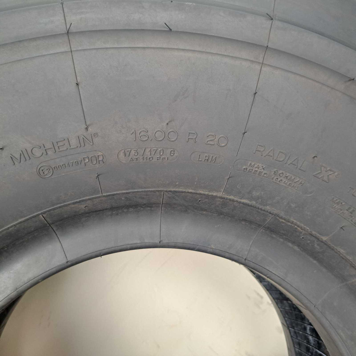 16 R20 16.00R20 Michelin XZL *NEW*