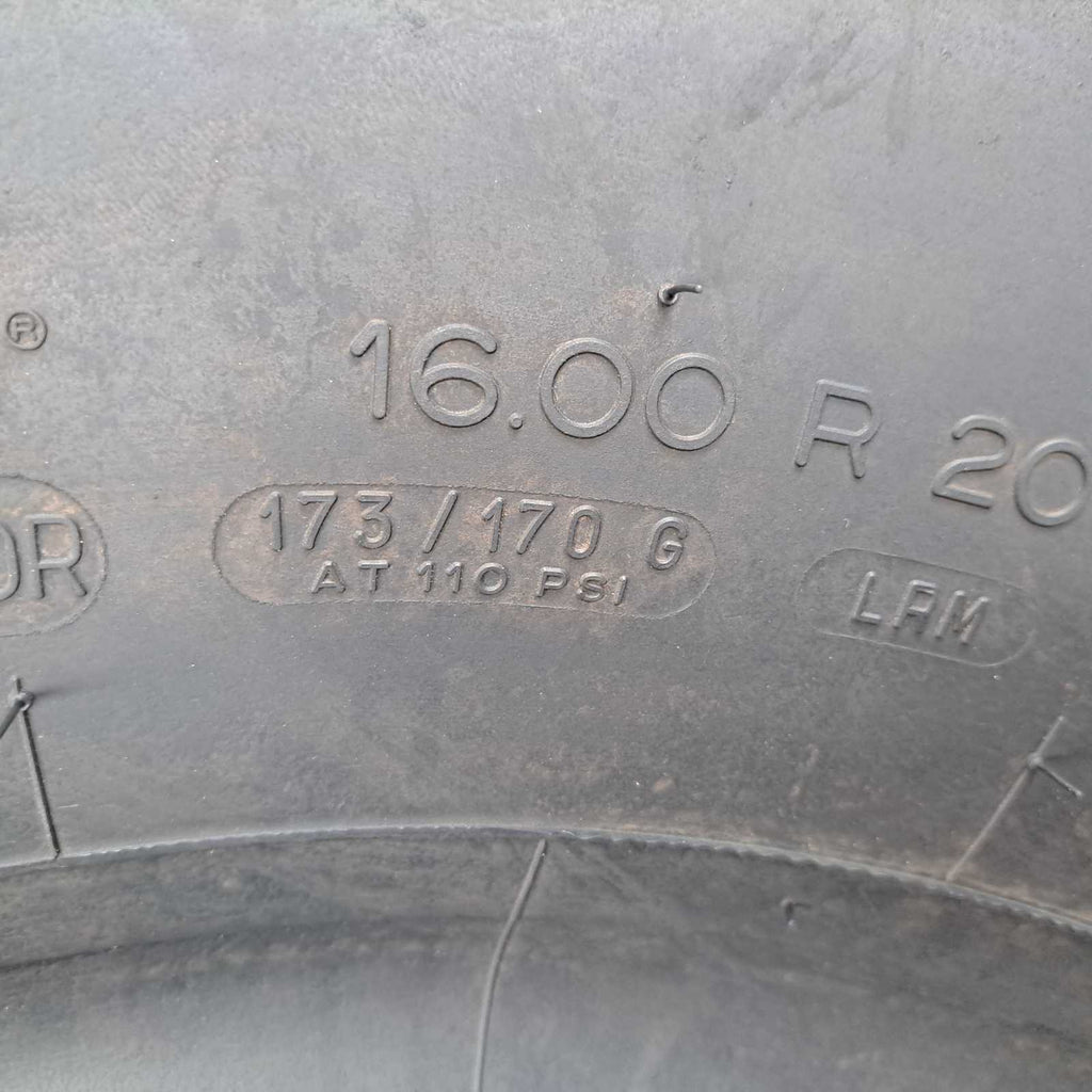 16 R20 16.00R20 Michelin XZL *NEW*