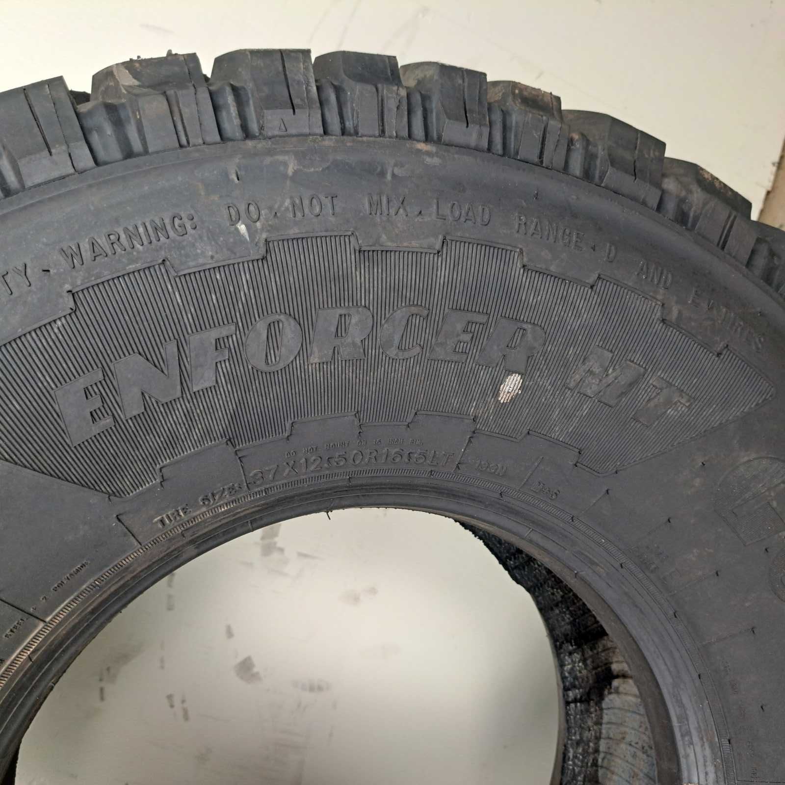 37X12.50R16.50 Goodyear Wrangler enforcer MT used