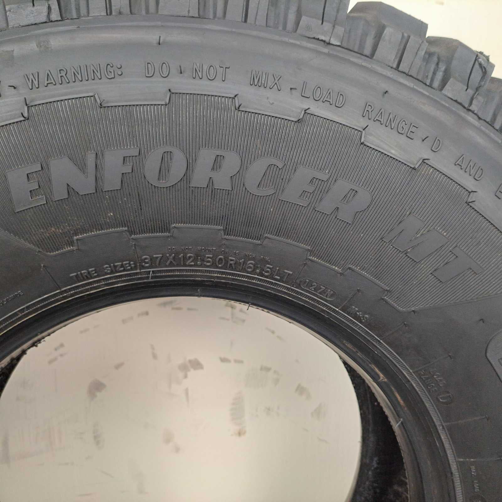 37X12.50R16.50 Goodyear Wrangler enforcer MT new