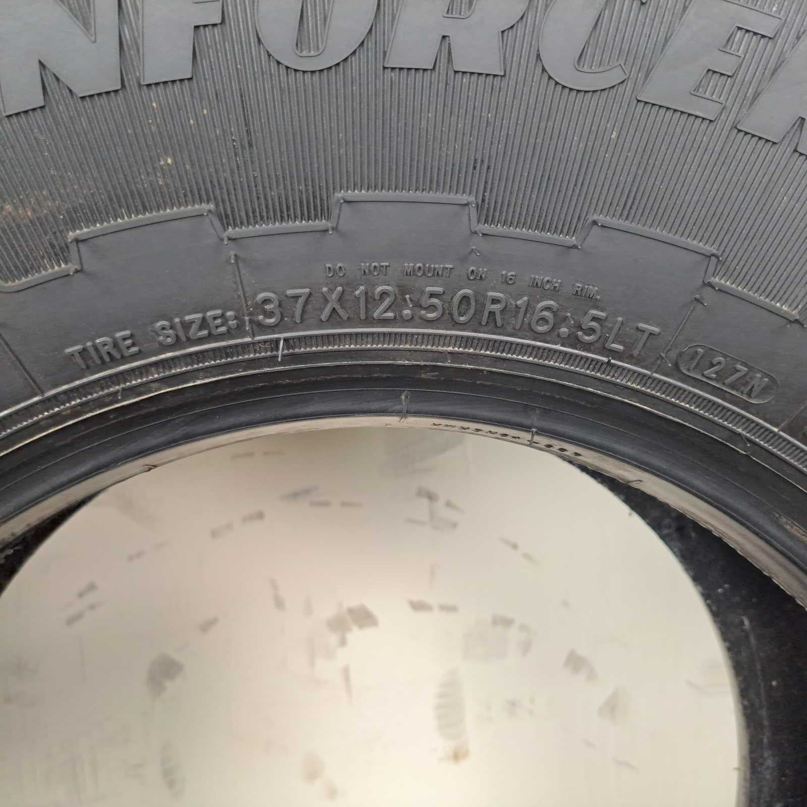 37X12.50R16.50 Goodyear Wrangler enforcer MT new