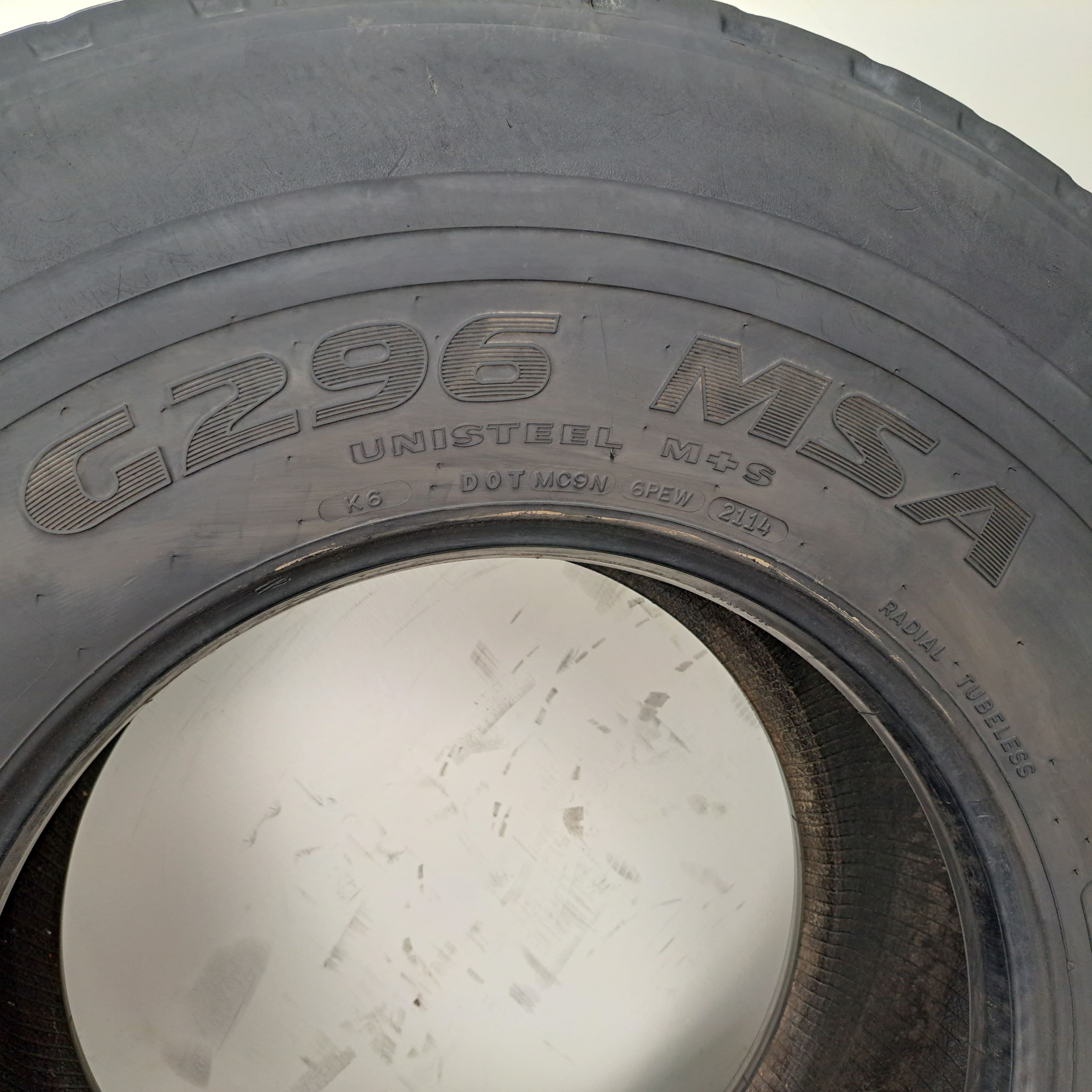 445/65R22.5 Goodyear G296 MSA Used