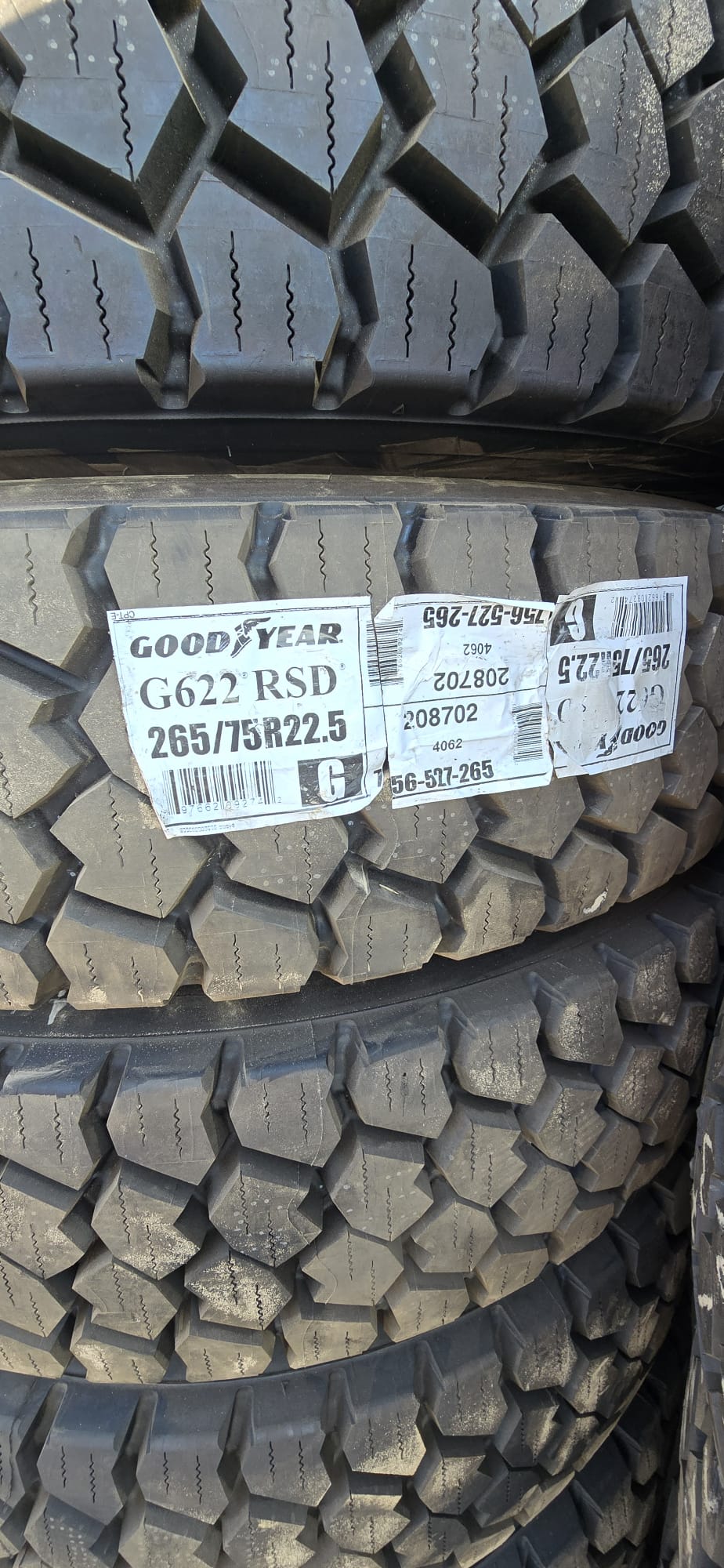 265/75R22.5 Goodyear Unisteel G622 RSD